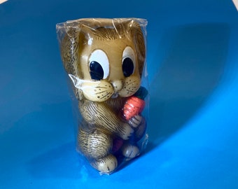 Vintage Bunny Candle - 1960’s N.O.S Animal Delights Rabbit Candle