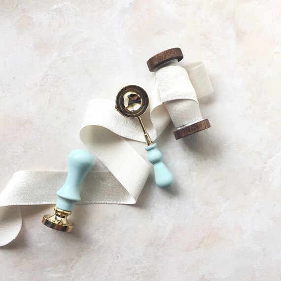 Wax Stamper Vintage Wax Stamper Floral Wax Seal Stamper Etsy