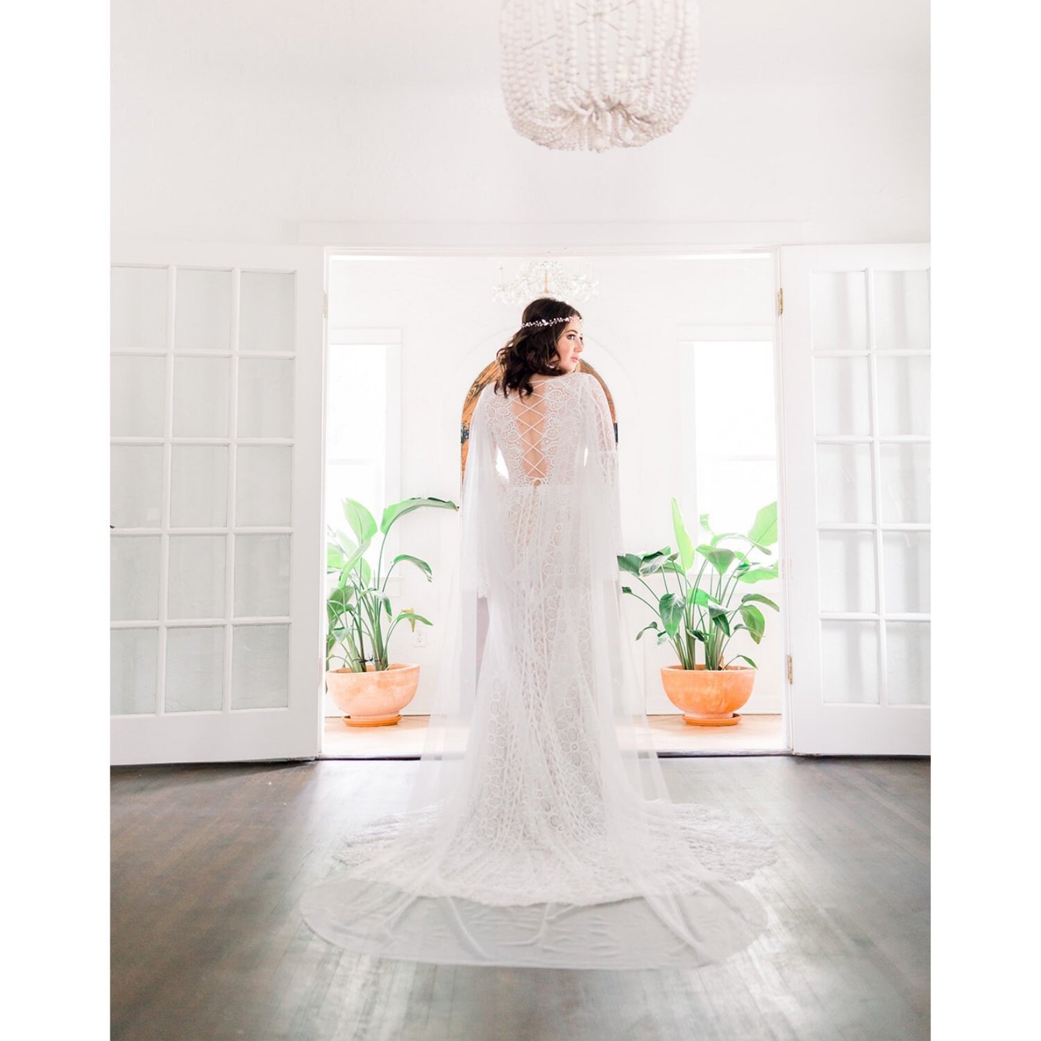 Bridal Cape Bridal Cape Veil Wedding Cape Detachable Train Etsy