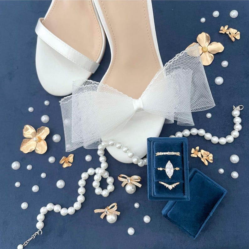 Wedding Styling-Props Pearls for Flatlay Detail, Lay-Flat Styling-Kit for VintageWedding, Flat Lay Accessories for Product Photography image 3
