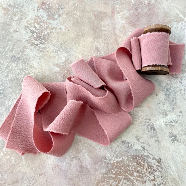 Dusty Rose Mauve Ribbon, Styling Kit For Photographers, Flatlay Ribbon, Blush Ribbon and Ring Box, Dusty Rose Ribbon Flat Lay Prop