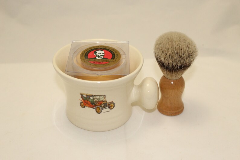 Vintage Car Shaving Mug image 2