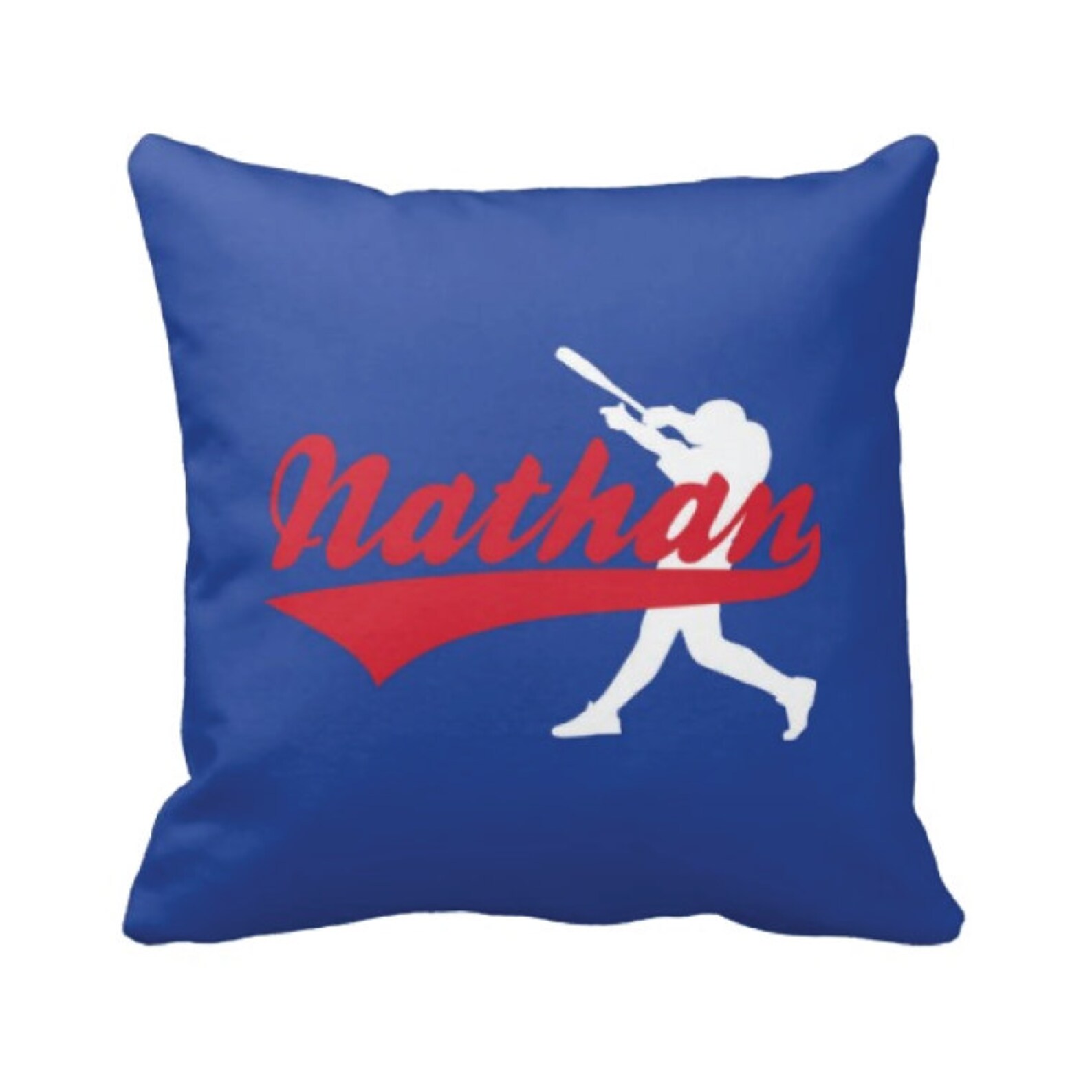 Baseball Throw Pillow & Cover Personalized Custom Boy's Etsy