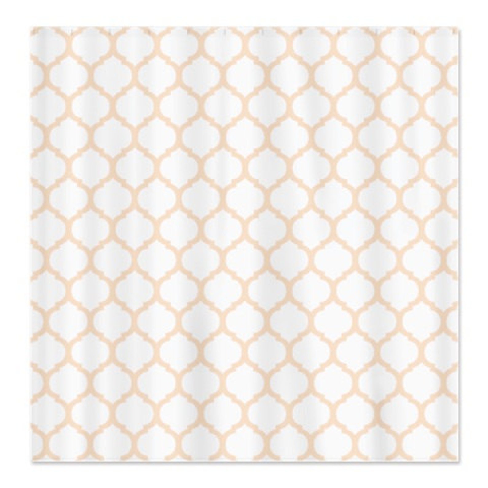 Custom Quatrefoil Shower Curtainlight Blue and White OR Etsy