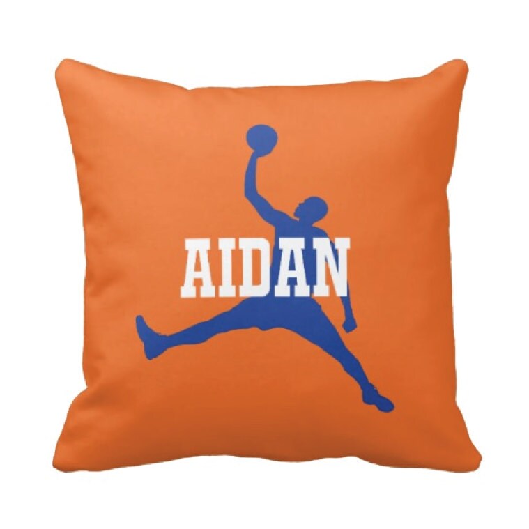 Basketball Throw Pillow & Cover Personalized Custom Etsy