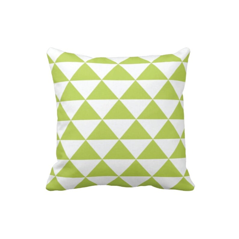 Custom Triangle Geometric Throw Pillow & Coverbright Etsy