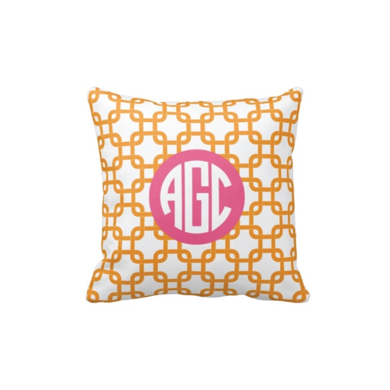 Custom Chain Link Throw Pillow & Covercircle Etsy