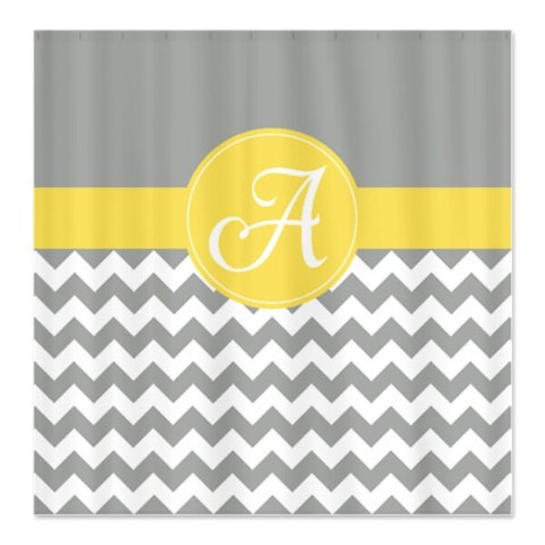 Chevron Yellow Gray Etsy