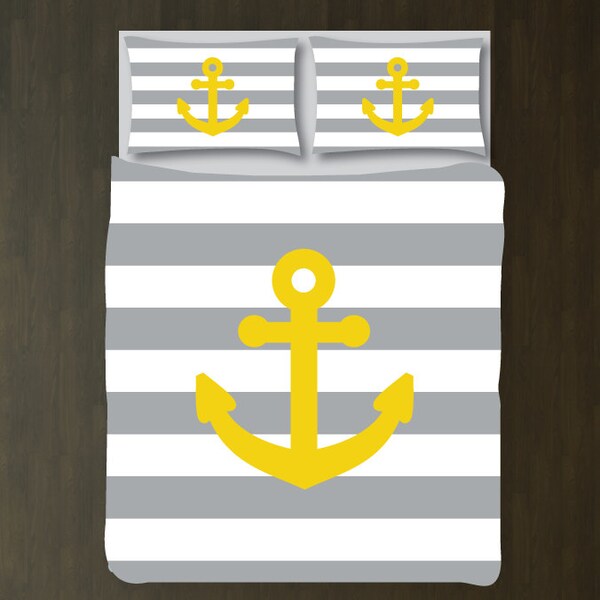 Nautical Bedding Etsy
