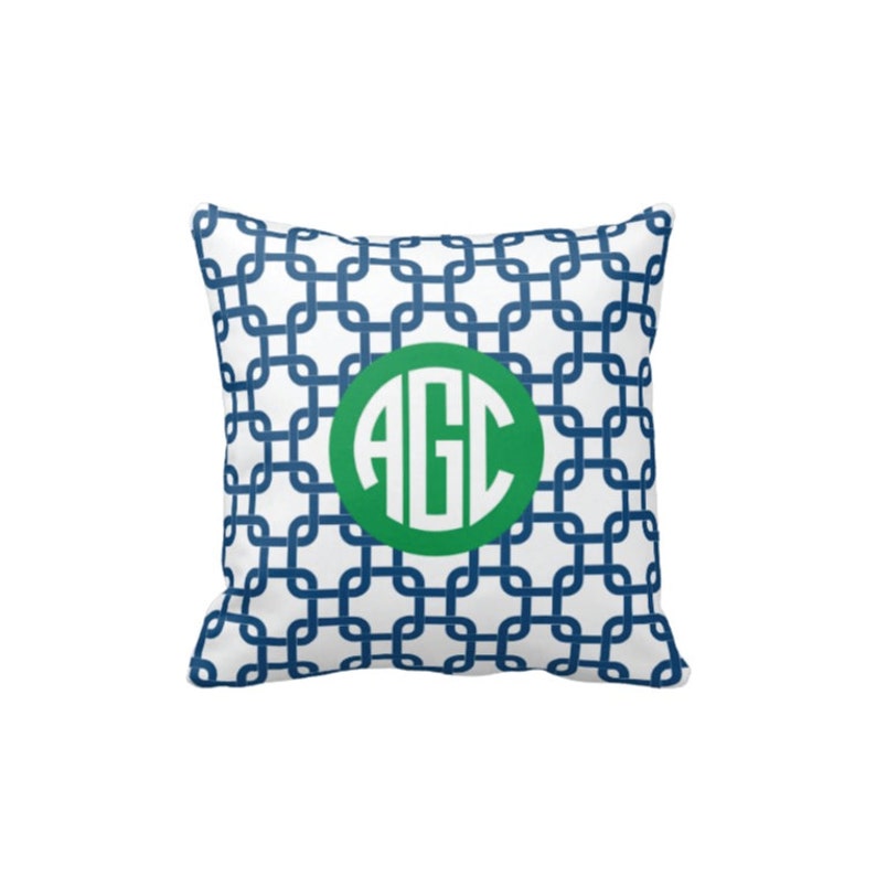 Custom Chain Link Throw Pillow & Covercircle Etsy