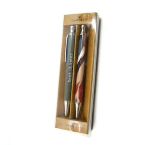 Eleganter Medium Point Kugelschreiber-Stiftsatz w / Nachricht nächstes Kapitel - schwarze Tinte