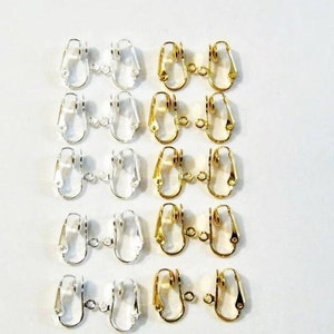10pcs/Lot Screw Ear Clip Converter DIY Handmade Clip on Earring Converters  Turn Any Studs Into A Clip-On Earrings Findings JF52