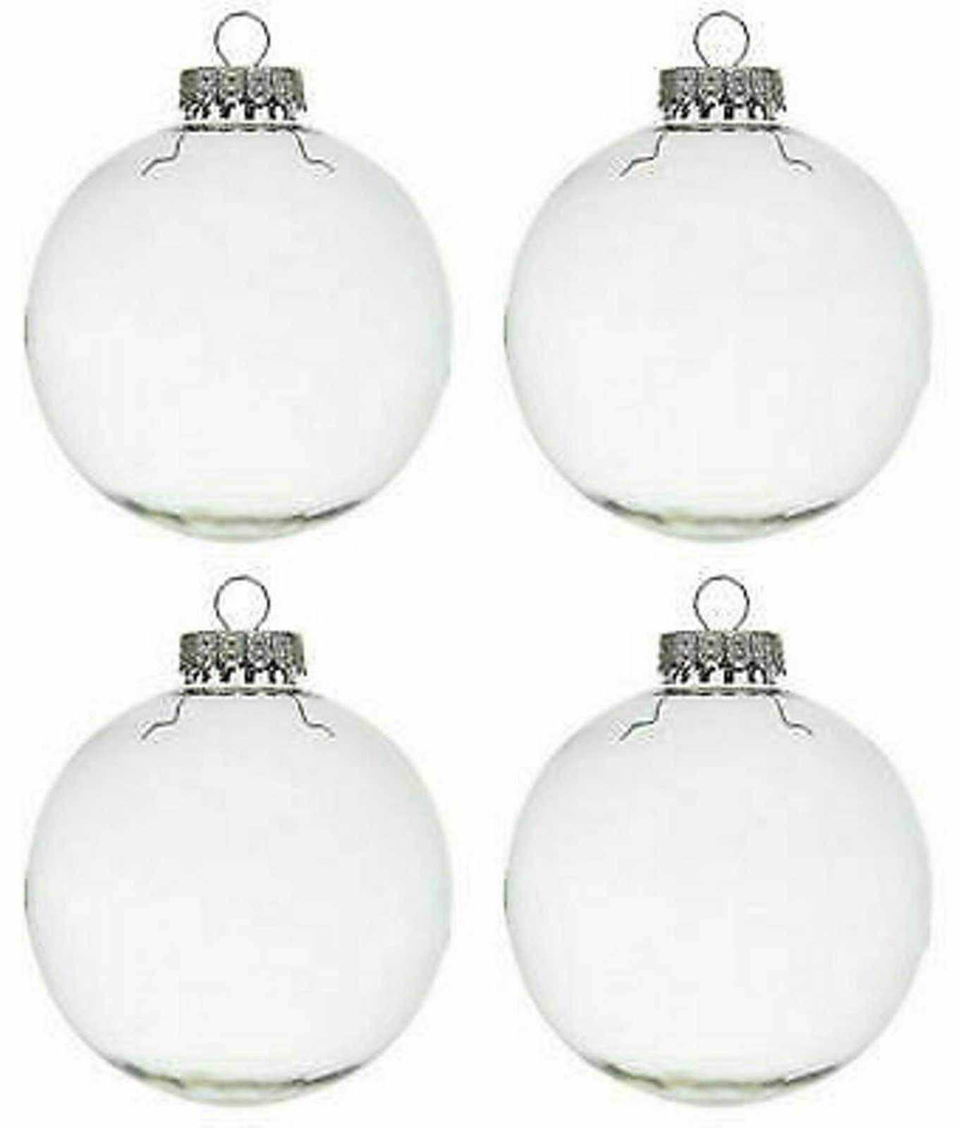 Personalized Clear Christmas Ornament/clear Plastic Ornaments 