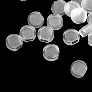 10 pair (20 pieces)  X-small Earring Pads Cushions for Converters, Fix Tight Clip On or Vintage Earrings