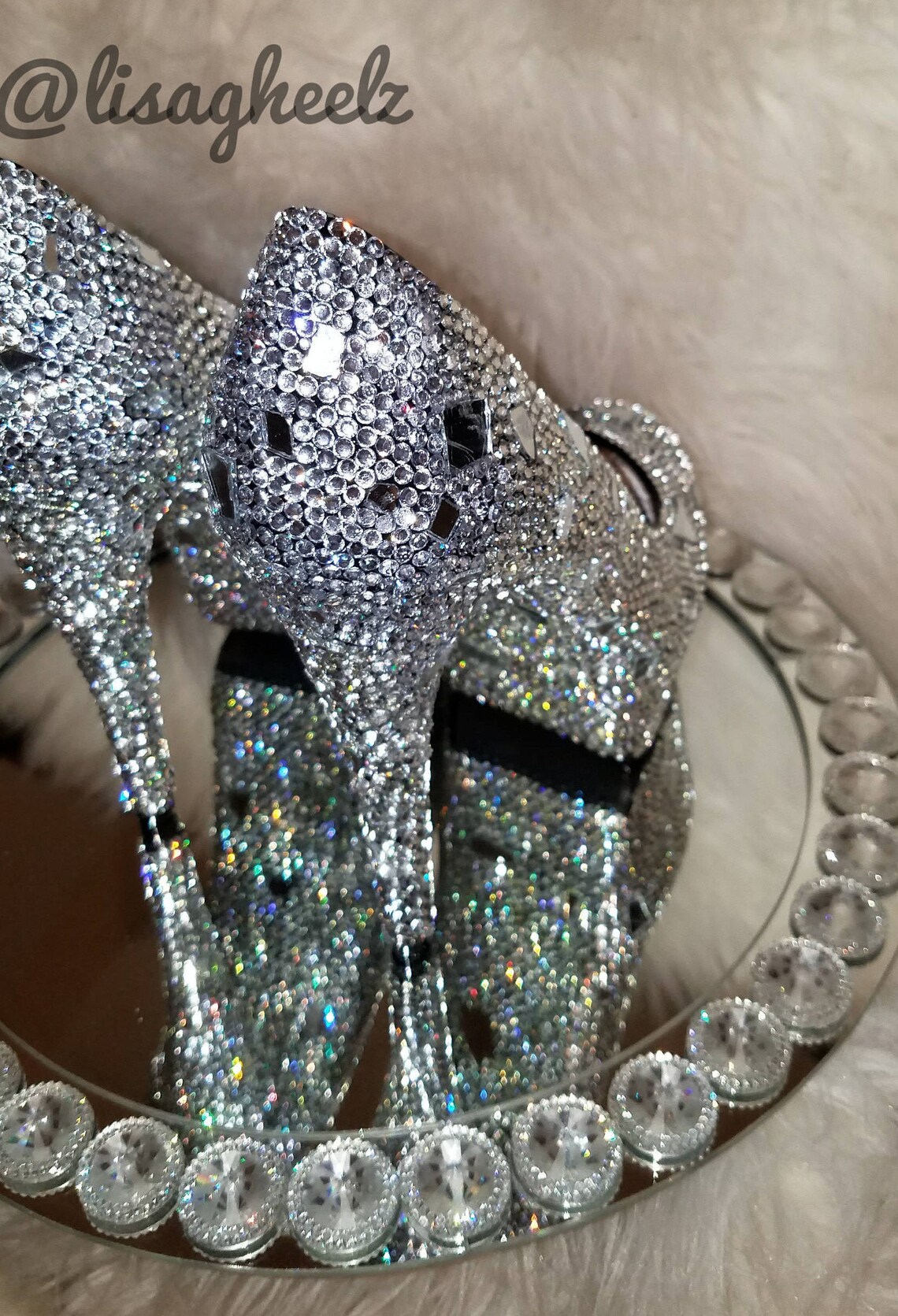 mirror work heels