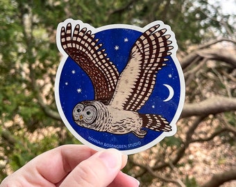 Barred Owl Sticker
