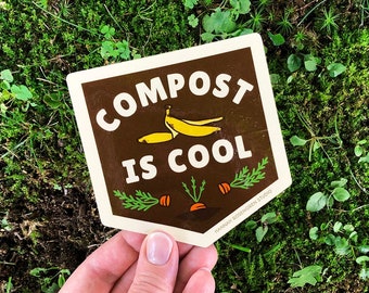 Compost is Cool Sticker