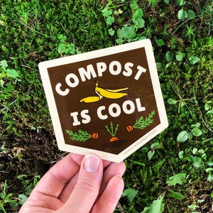 Compost is Cool Sticker