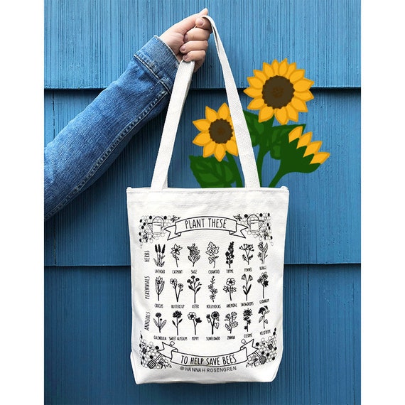 student gift bee gifts recycled bag save the bees activist gift honey bee environmental gift eco shopper book bag eco tote