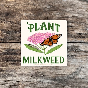 Plant Milkweed Sticker