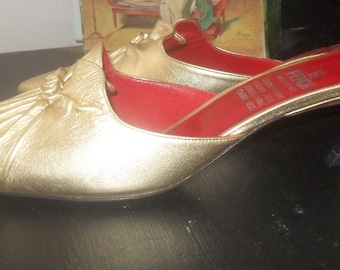 Fendi slip on evening shoes-size 38