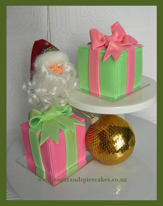 Mini Gift Box Cake - TUTORIAL in .pdf Recipes Included - Etsy