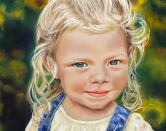 Hand Painted Portrait from Photos