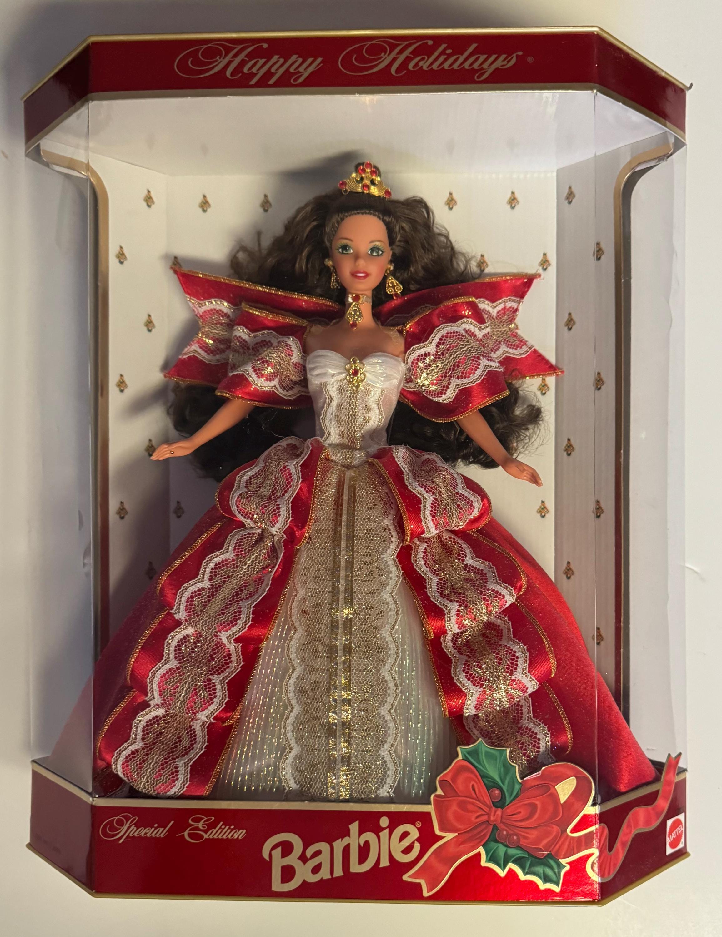 Rare 10th Anniversary Happy Holidays Special Edition 1997 Barbie