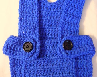 PATTERN ONLY...Crocheted Baby Minion Diaper Cover Pattern