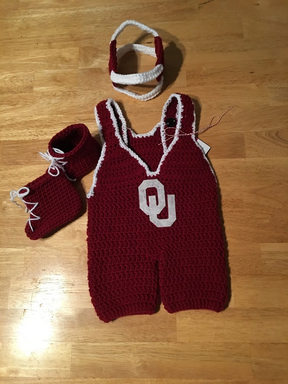 PATTERN ONLY...Baby Wrestling Boots and Headgear