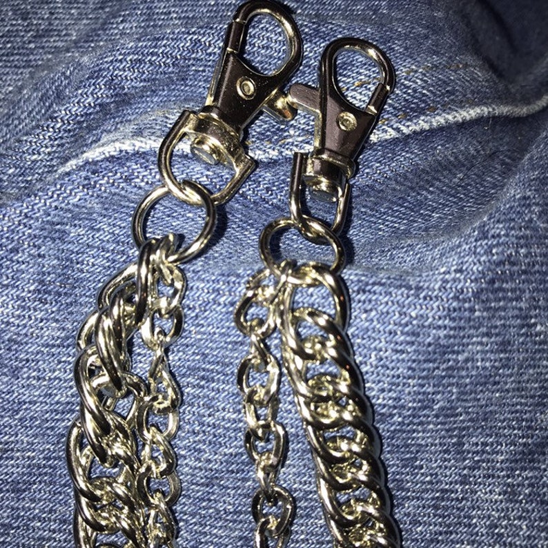 Classic Y2K Double Wallet Chain | Etsy