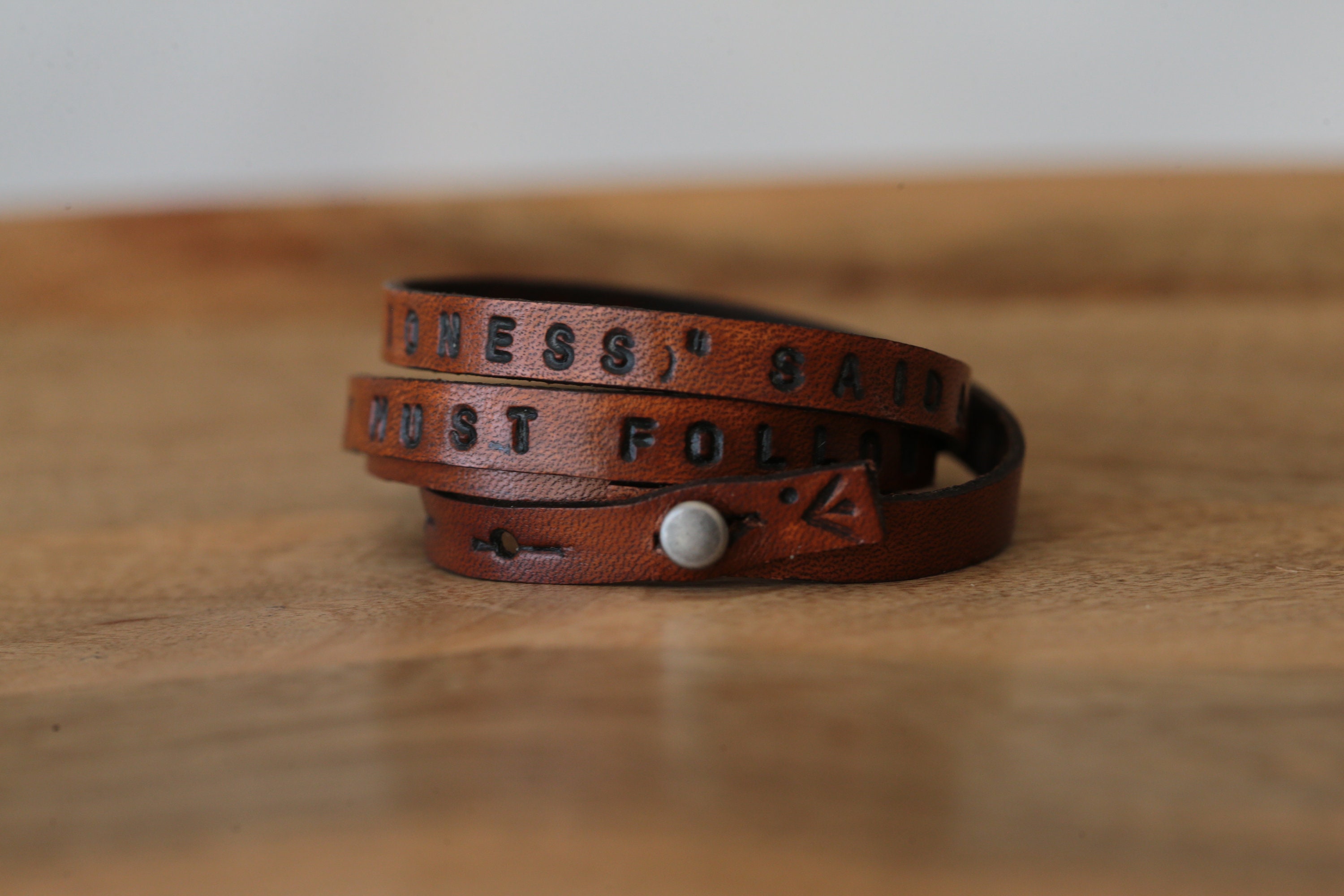 Leather Bracelet Custom Leather Bracelet Personalized - Etsy Ireland