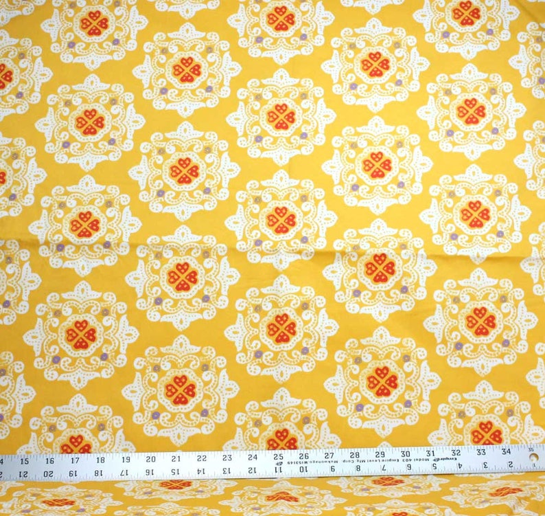 Ty Pennington Decoracion Hogar Impresiones Delhi Amarillo Etsy