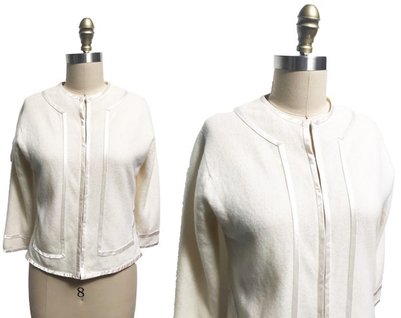 Vintage 1950s 1960s Lord and Taylor Sweater - Whit