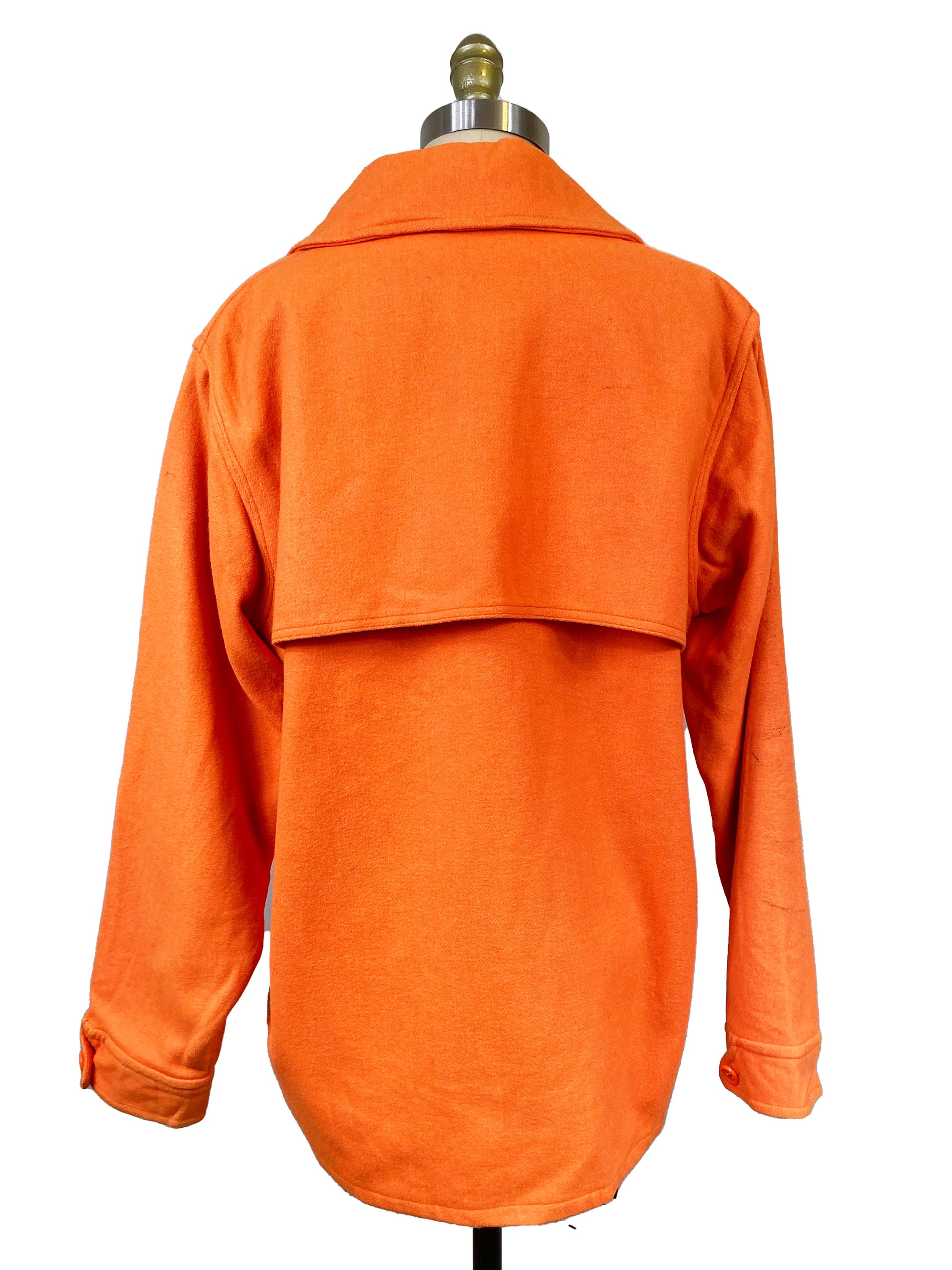 Vintage Rare 1960s Neon Orange Hunting Jacket Working Workwear Jacket Size 47 Etsy Ireland