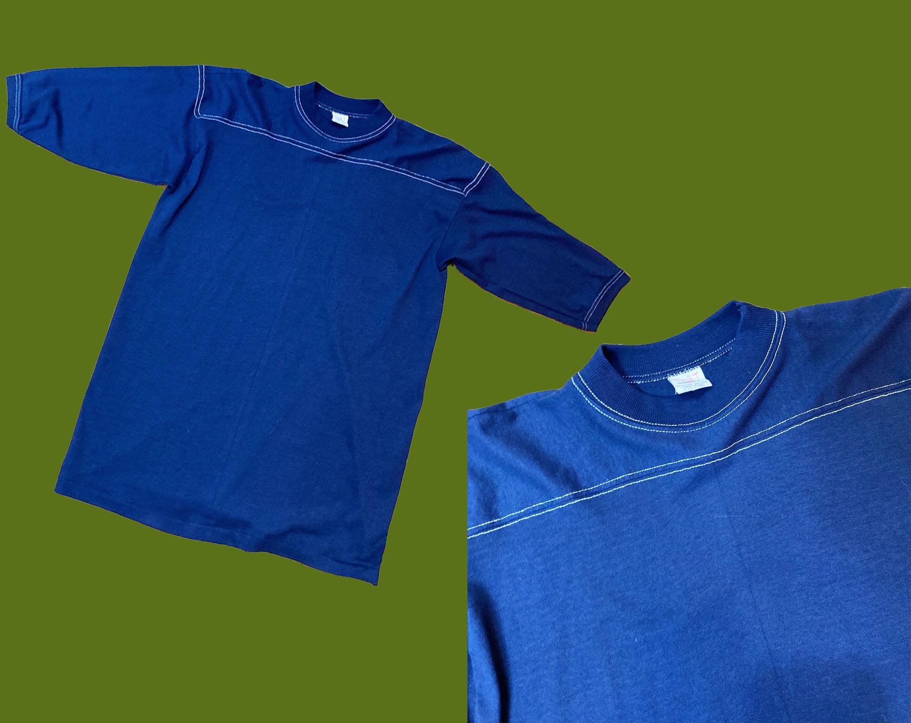 トップス 60s 70s football T shirt 70s Football Tee - Etsy