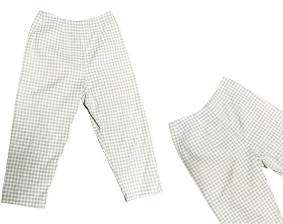 Vintage 1960s 1950s Pedal Pushers Capris - Green