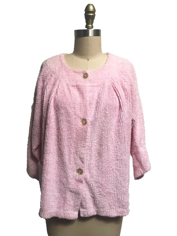 terry cloth bed jacket