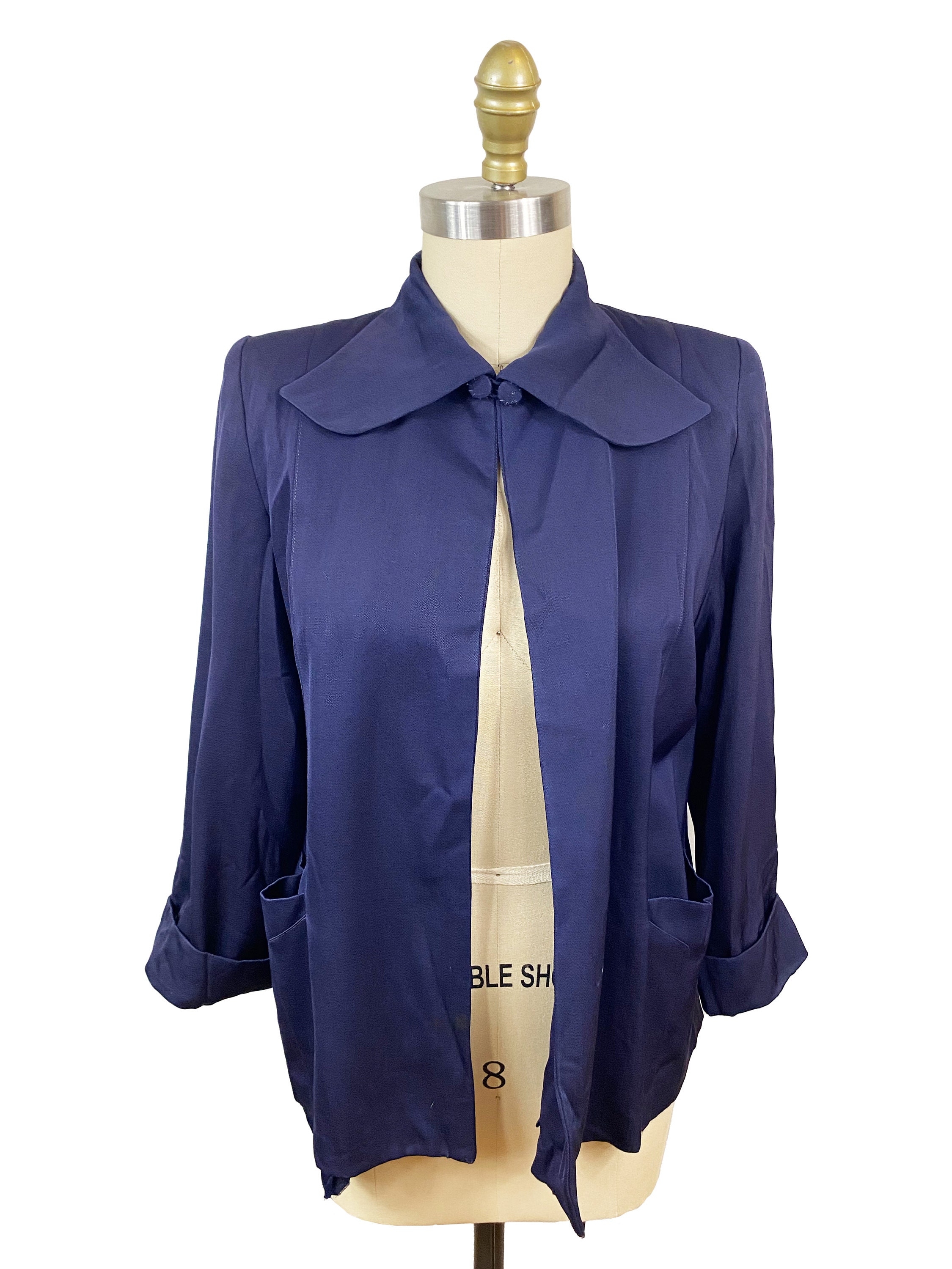 ジャケット・アウター 1940s  navy stand collar jacket 1940s royal navy stand collar jacket - メルカリ