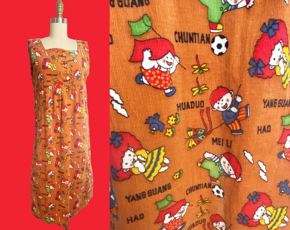 orange corduroy dress vintage CUPSHE Women's Corduroy Dress With Front Bib Pockets Square Neck Mini  Overalls Style