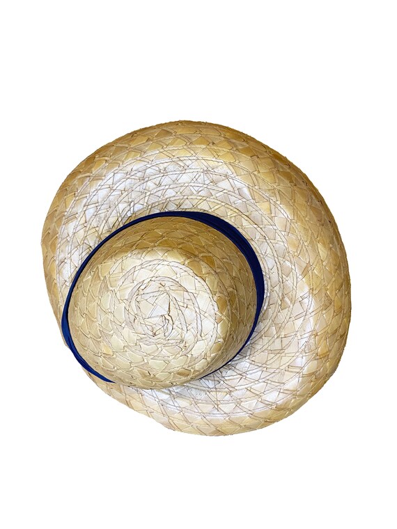 HALO HATS New York Vintage Straw Hat 1940 main image 3