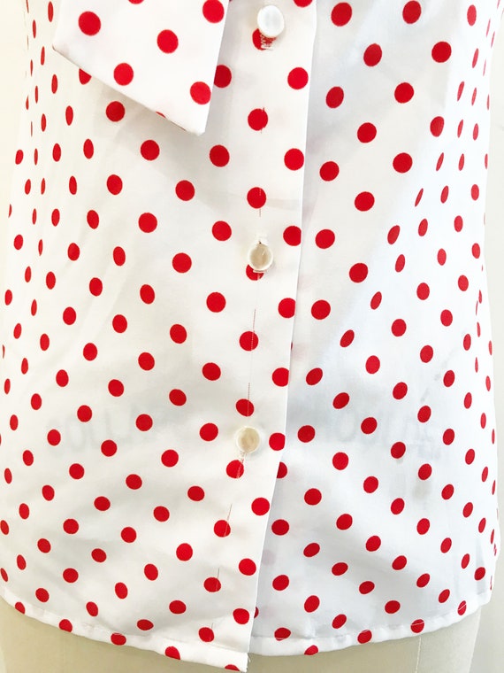 jcpenney polka dot blouse