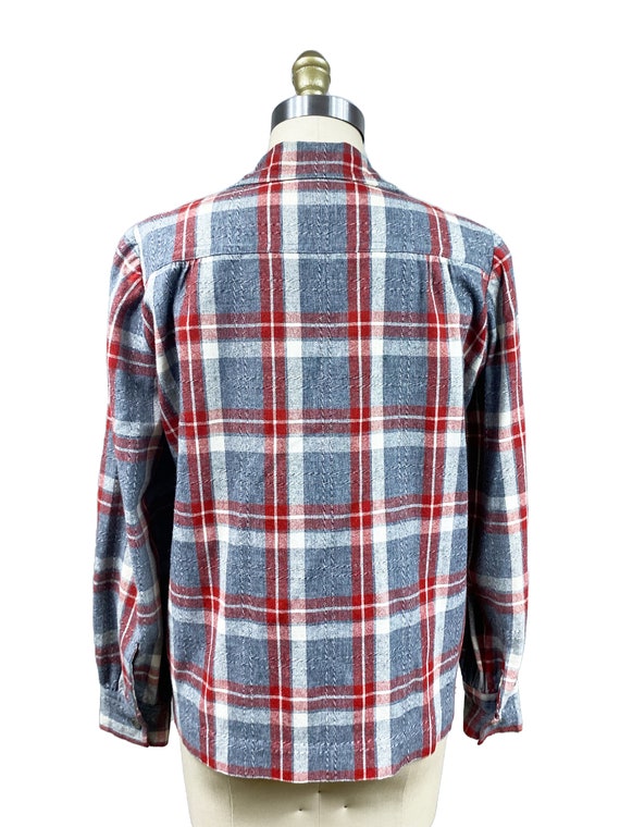 Vintage 1940s Plaid Shirt Jacket - 49er Pendleton… - image 3