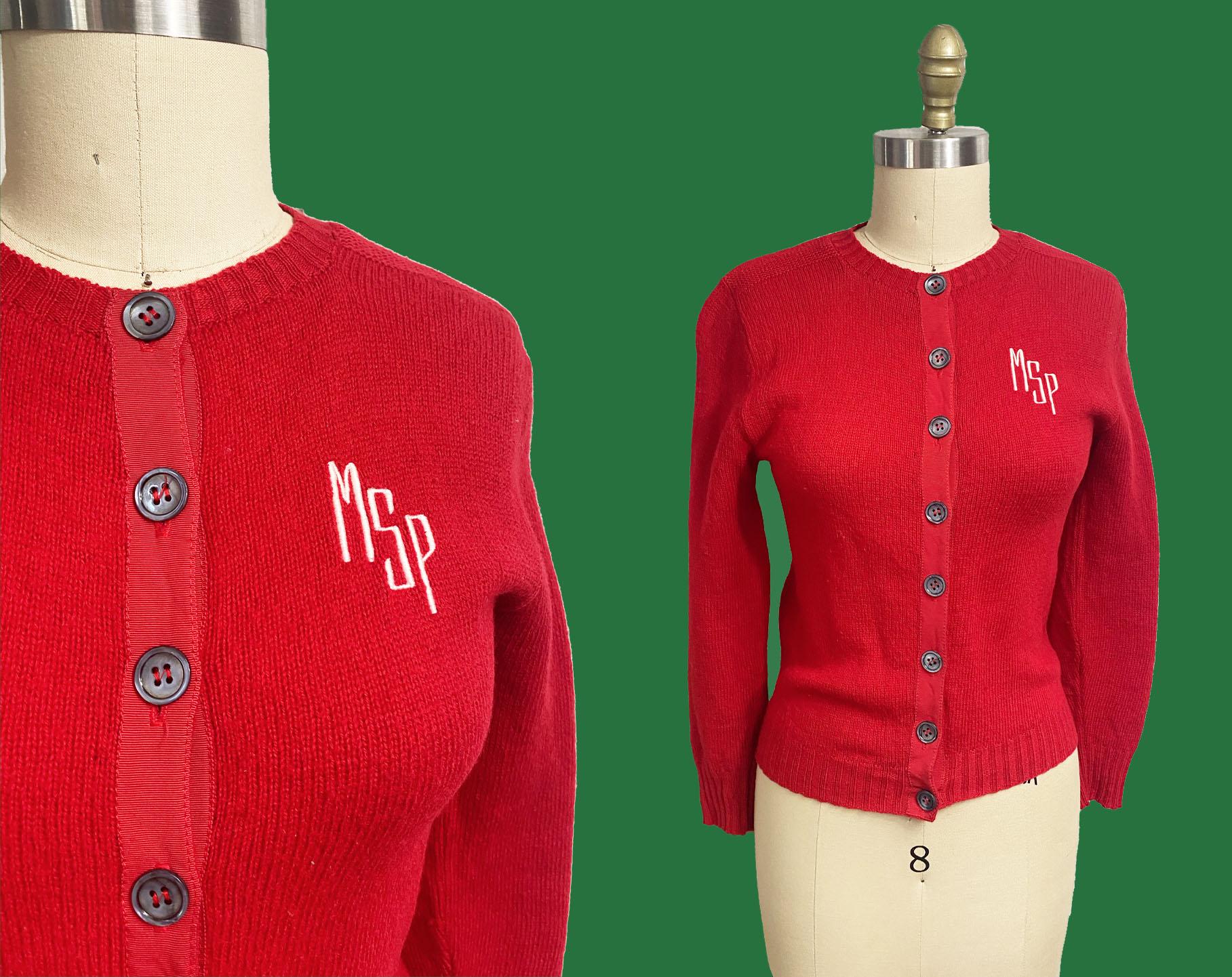 トップス MASU M.S. CREST CARDIGAN RED 44 MASU(エムエーエスユー)のM.S. CREST CARDIGAN REDの通販