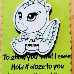 Pocket HUG DINOS A small gift for those you care about so they know your thinking about them where ever they go image 7