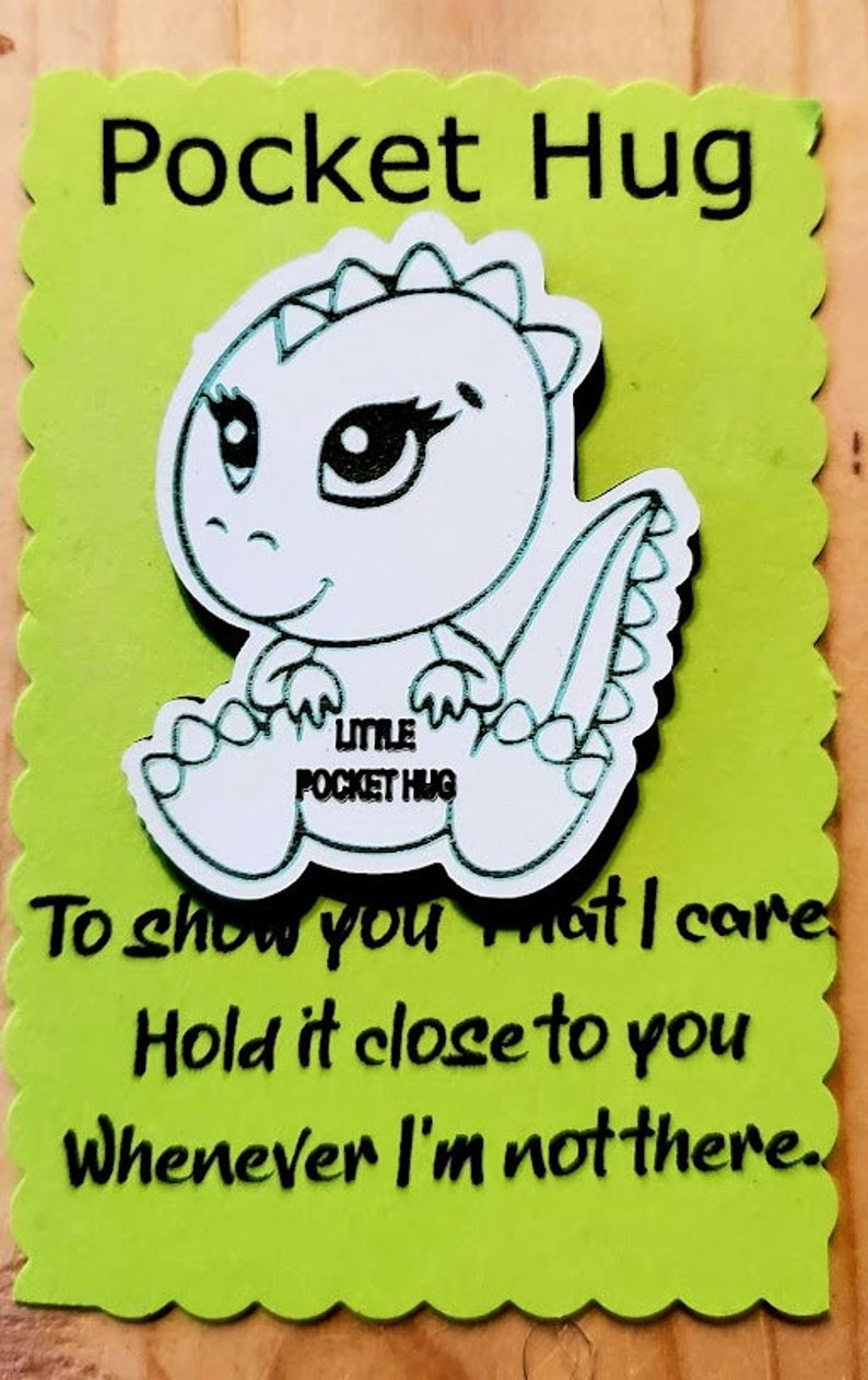 Pocket HUG DINOS A small gift for those you care about so they know your thinking about them where ever they go image 7