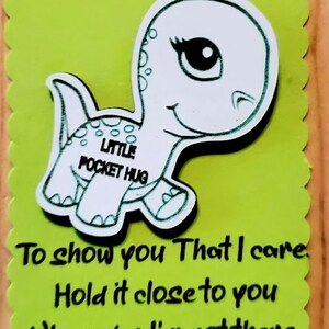 Pocket HUG DINOS A small gift for those you care about so they know your thinking about them where ever they go image 9