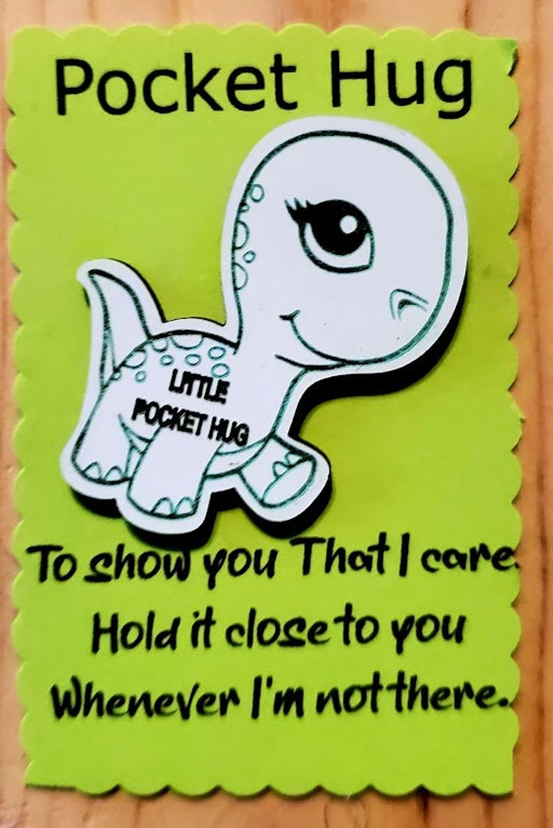 Pocket HUG DINOS A small gift for those you care about so they know your thinking about them where ever they go image 9