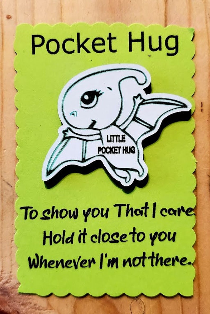 Pocket HUG DINOS A small gift for those you care about so they know your thinking about them where ever they go image 3