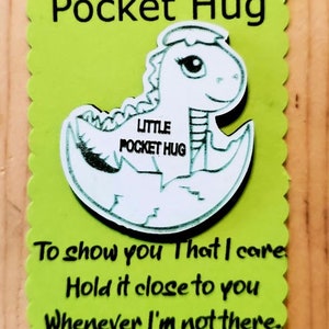 Pocket HUG DINOS A small gift for those you care about so they know your thinking about them where ever they go image 5